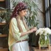 شومیز لینن تابستونی خنک زنانه مدل آلما  کد 070