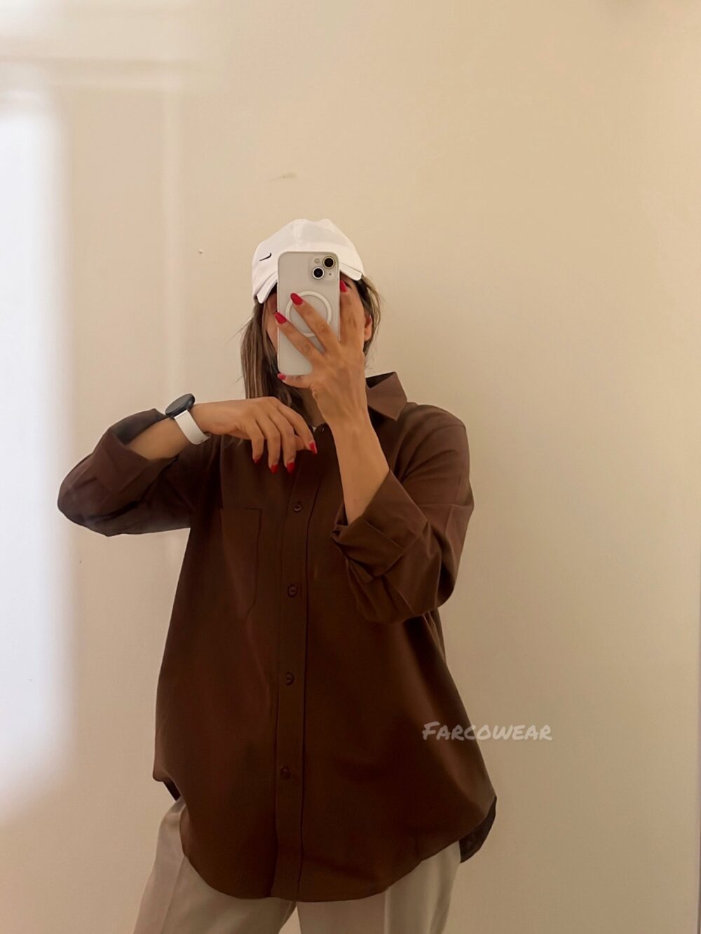 شومیز لینن خنک و راحت-مدل پاستیل کد 085 - Image 5